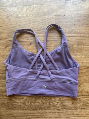 lululemon athletica dusty lavender strappy sports bra